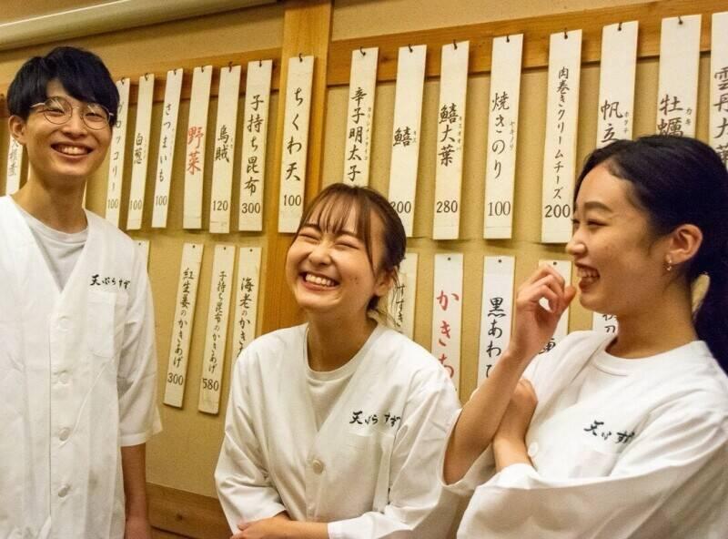 天ぷらすずき錦糸町店の仕事画像2