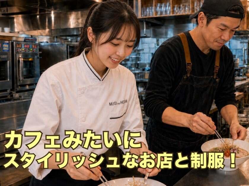 中華そば 麦の星の制服1