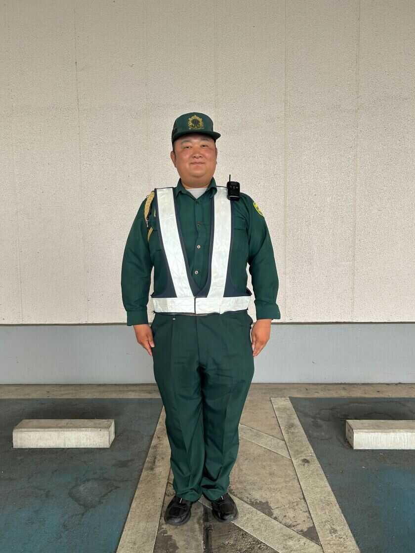 株式会社警備保障サンガードの制服1