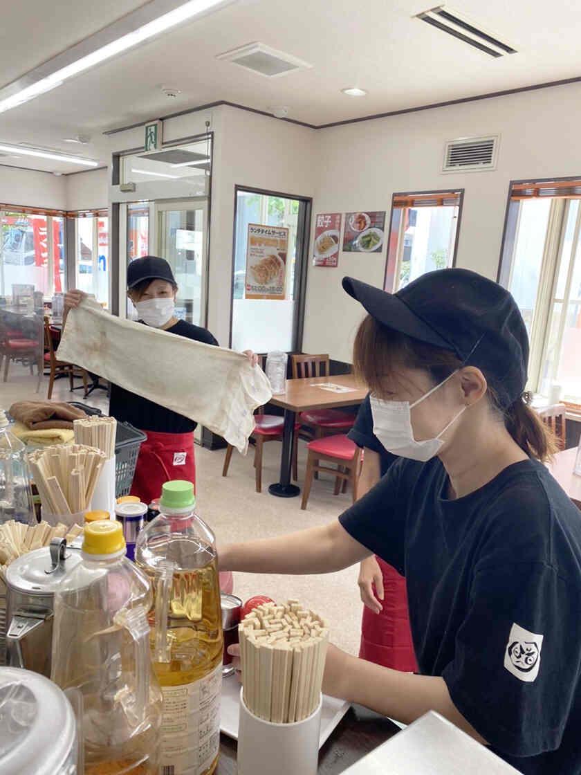 ラーメンばんだい　篠崎店の制服3