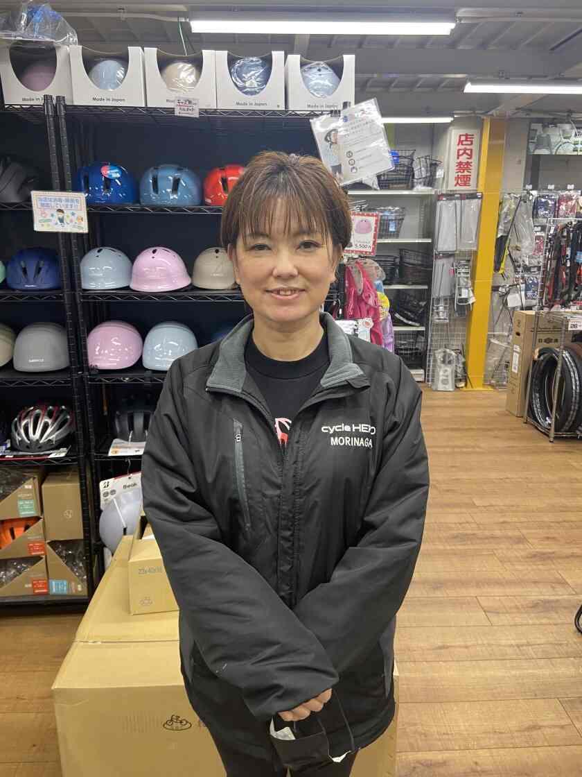 サイクルヒーローあべの店の制服2