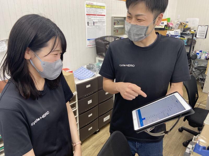 サイクルヒーロー和泉店の仕事画像2