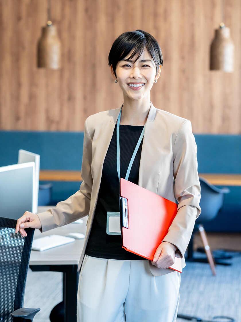 富士テクノロジー株式会社　大垣オフィスの制服1