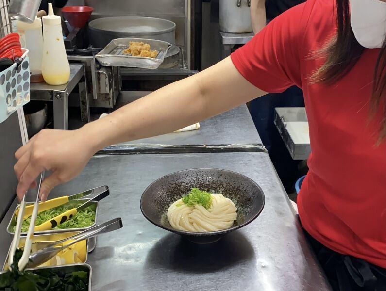 極楽うどんTKU　本店の仕事画像1