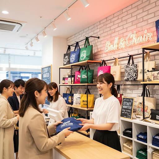 （株）キール　派遣先：Ball＆Chain 銀座路面店の仕事画像2