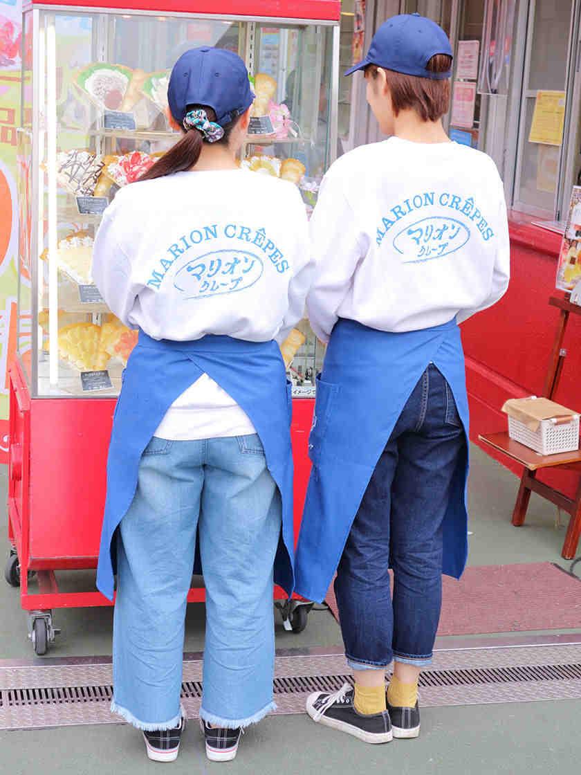 マリオンクレープ ファボーレ婦中店の制服2