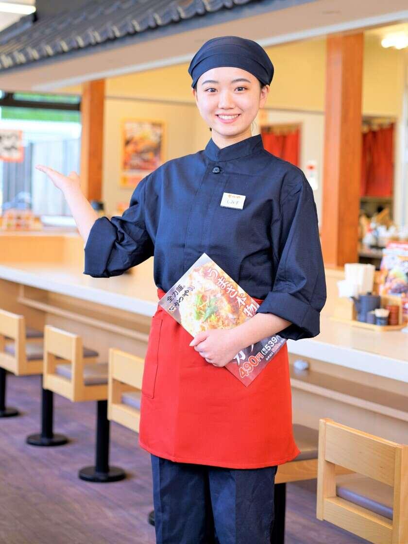 かつや 小倉田原店の制服1