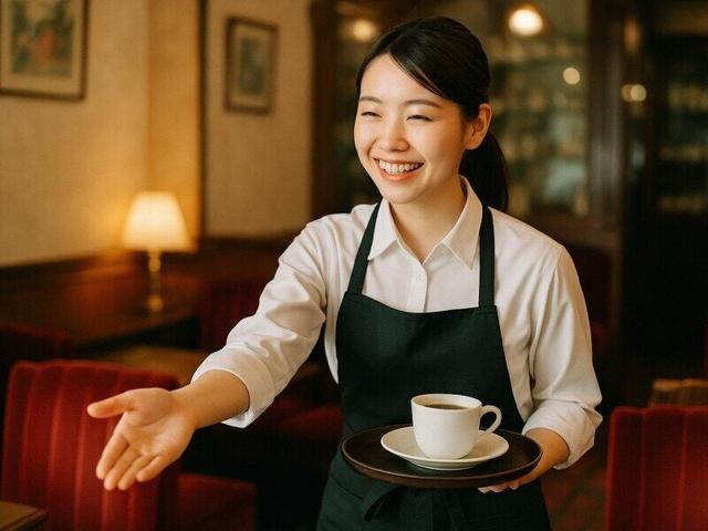 仙台駅改札前のカフェでホール/フルタイム勤務/社保完備/社割有(フード・飲食、仙台市青葉区)のイメージ画像