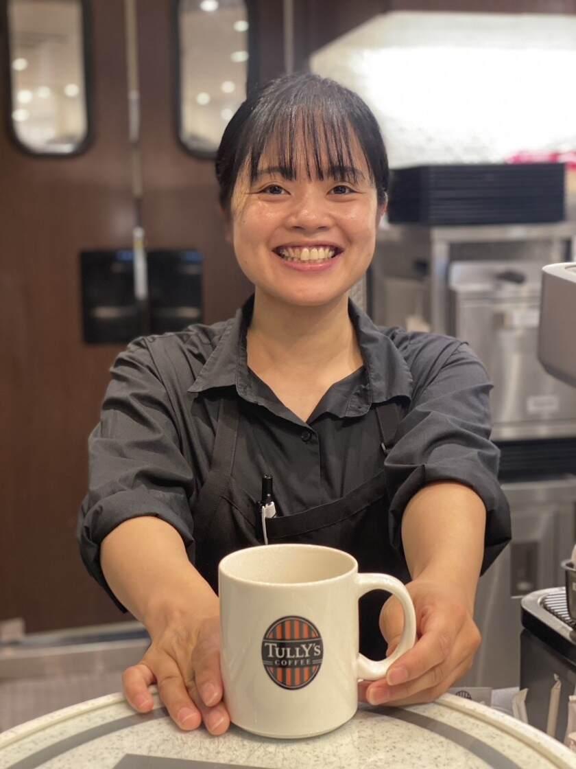 タリーズコーヒー宇都宮駅ビルパセオ店の制服1