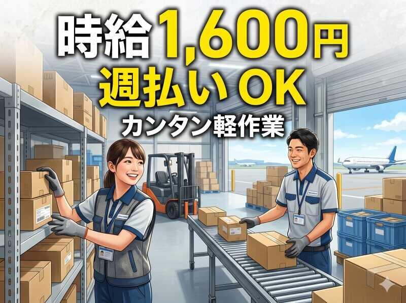 株式会社ワークソリューション 関西空港支店の仕事画像1