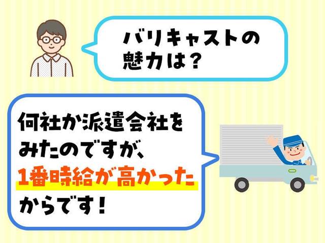 大型免許を活かそう♪時給1400円～OK！大型ドライバー募集♪(軽作業・物流、福岡市東区)のイメージ画像