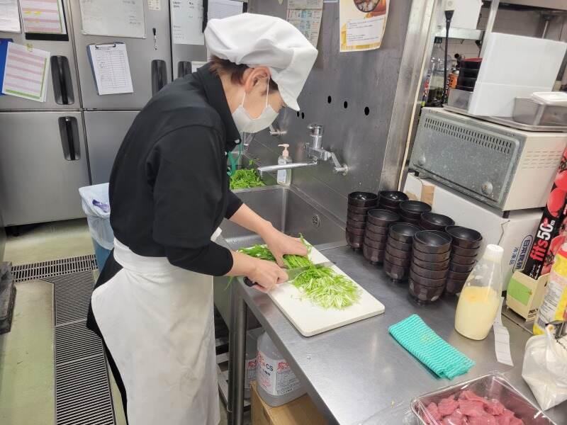 関西労災病院　 レストラン花みず木の仕事画像1