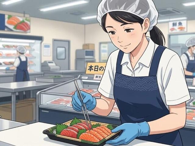 高時給◎鮮魚調理／三枚おろしができればOK！裏方業務(販売、江別市)のイメージ画像