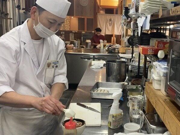 きぬの湯　和食処米『米のはな』の制服1