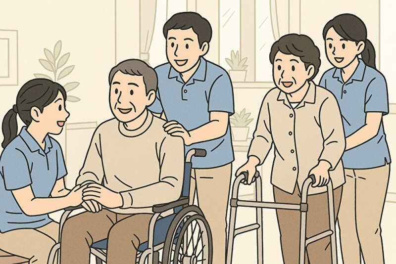 介護施設での介護職/ケアマネージャーの仕事画像1