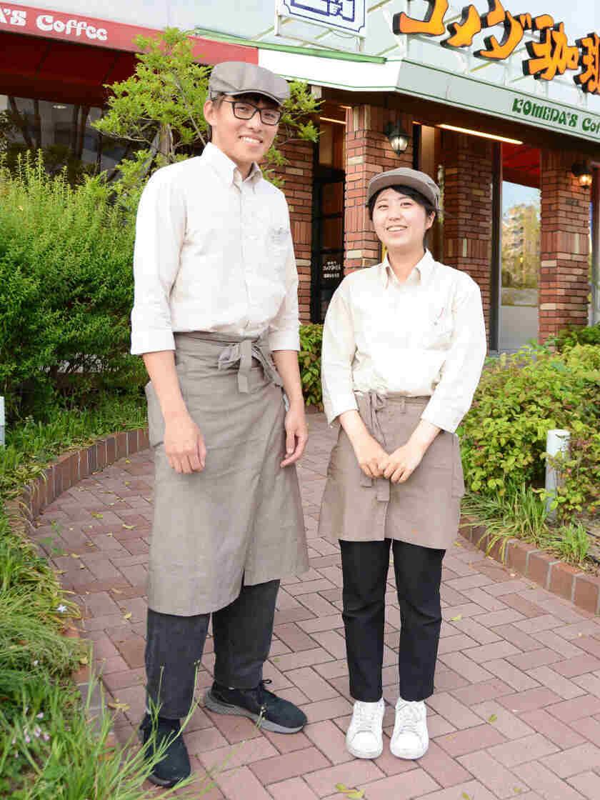コメダ珈琲 鹿児島川内店の制服1