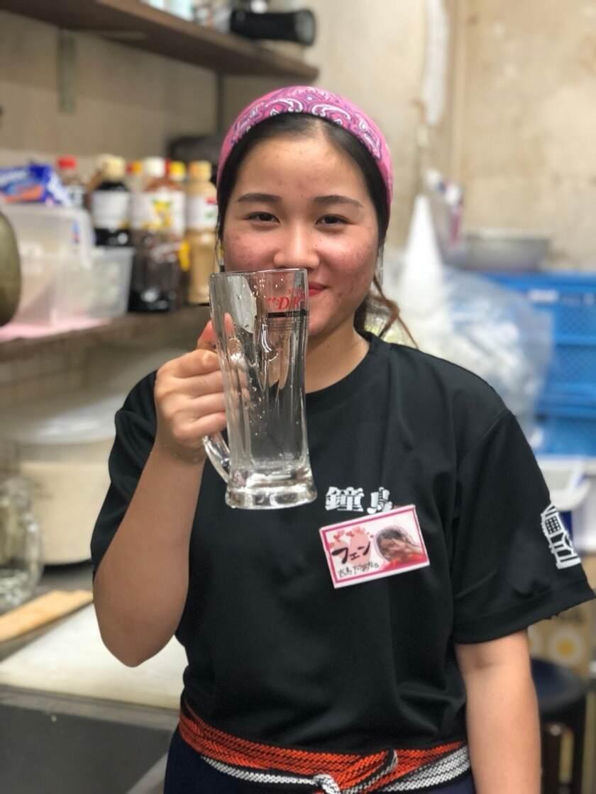 鐘鳥 南森町店の制服2