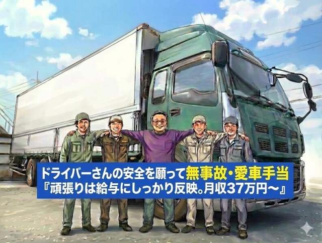 若手でも稼げる！30代活躍中｜泊まりなし！地場～中距離・大型(軽作業・物流、東大阪市)のイメージ画像