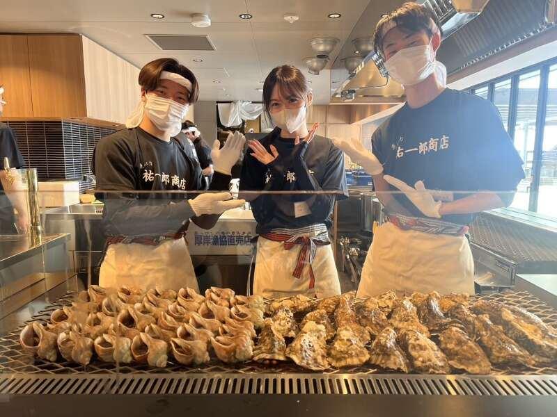 厚岸漁業部 祐一郎商店 エスコンフィールドHOKKAIDO店の仕事画像1