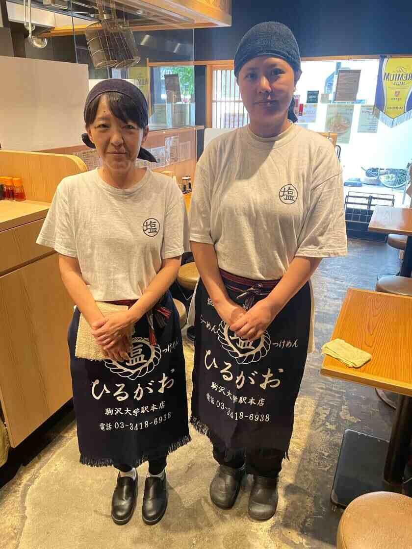 塩らーめん専門ひるがお　エディオンなんば店の制服2