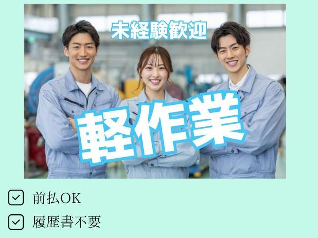 ＼前払OK／仕分・梱包◎履歴書不要◎面倒な機械操作なし(工場・製造、豊橋市)のイメージ画像