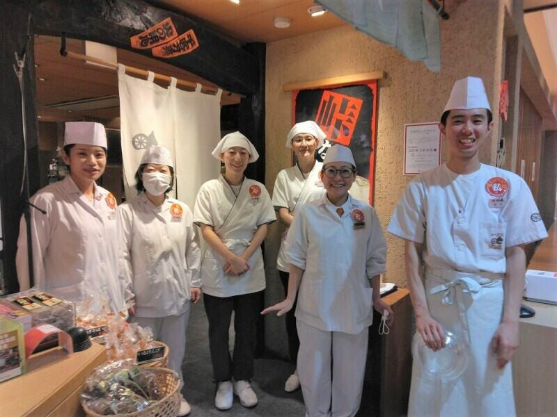 そば茶屋吹上庵　アミュプラザ鹿児島店の仕事画像1