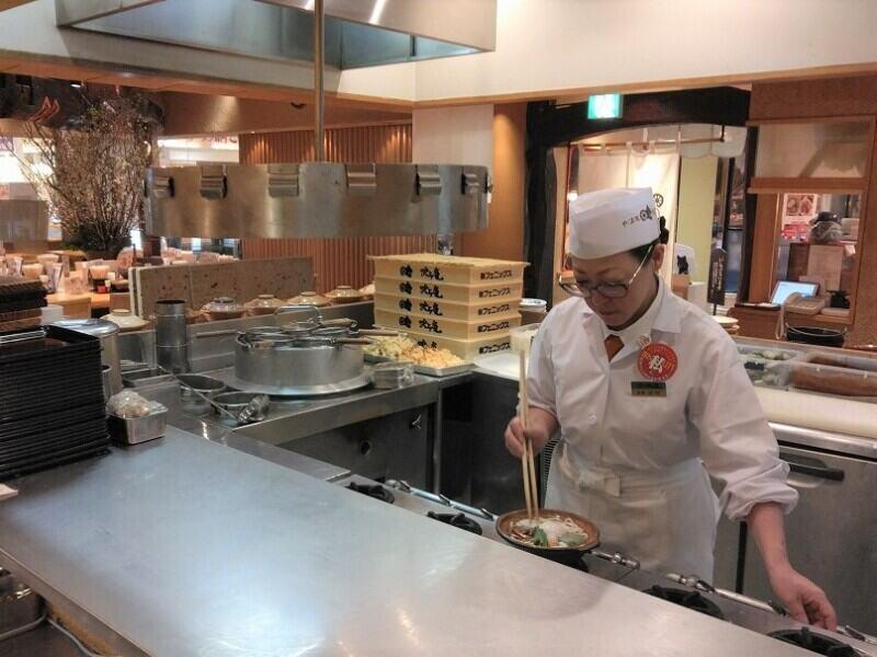 そば茶屋吹上庵　アミュプラザ鹿児島店の仕事画像3