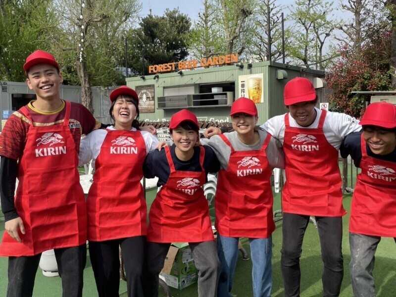 森のビアガーデンの仕事画像1