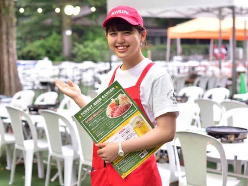 森のビアガーデンの仕事画像3