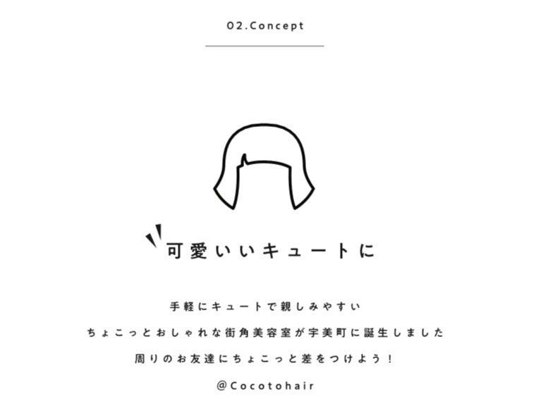 ココットヘアー(cocoto hair)の仕事画像1