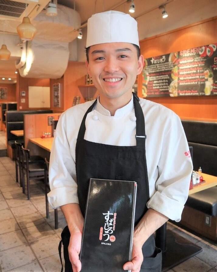 釜あげスパゲッティ すぱじろう権之助坂の制服8