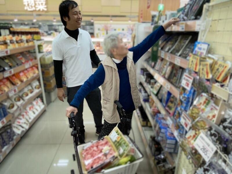 お買い物リハビリデイサービス　らくまちの仕事画像2