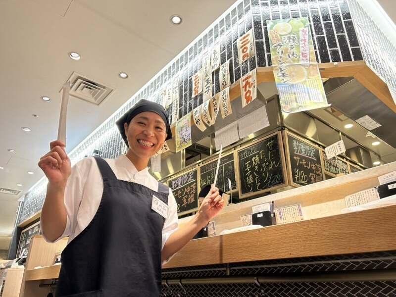 立食い寿司 根室花まる 東京ミッドタウン八重洲店の仕事画像3