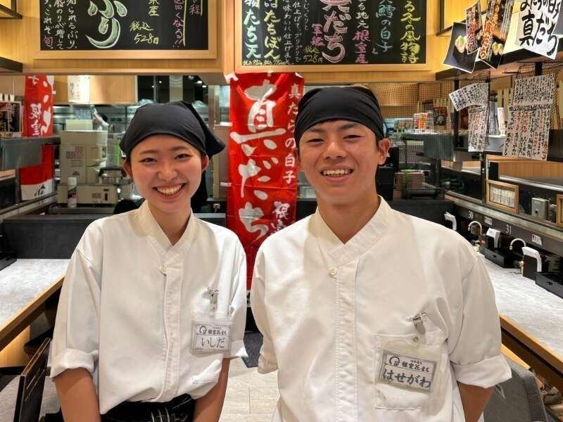 立食い寿司 根室花まる 錦糸町店の仕事画像1