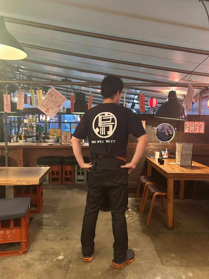 とり屋台清川本店　福岡の制服2