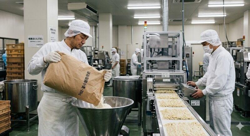 麺製造機械オペレーター　２交替の仕事画像1