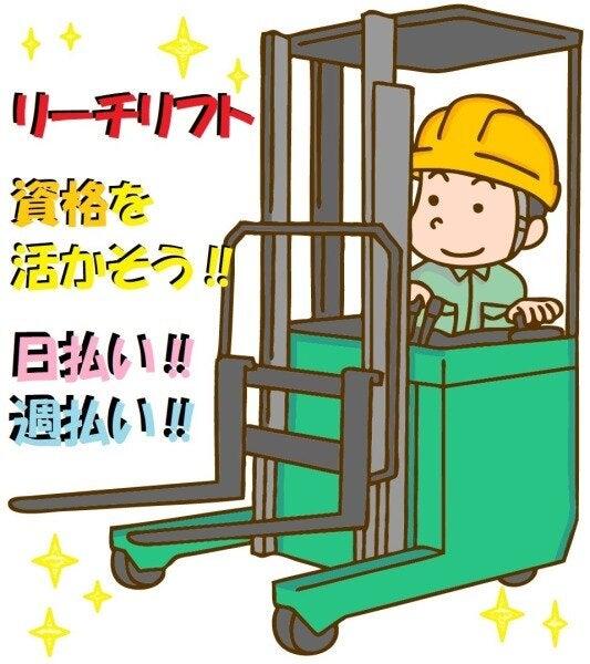 チルド帯倉庫内のリフトオペレーターの仕事画像2