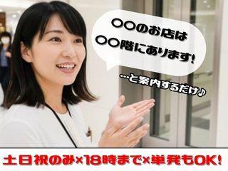 株式会社ディンプル『扶養枠!土日しっかりお休みの簡単案内業務★』登録面談はオンラインで◎の仕事画像1