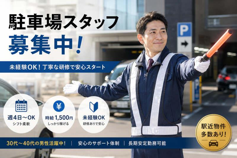 駐車場管理スタッフ((株)ファクト)の仕事画像1
