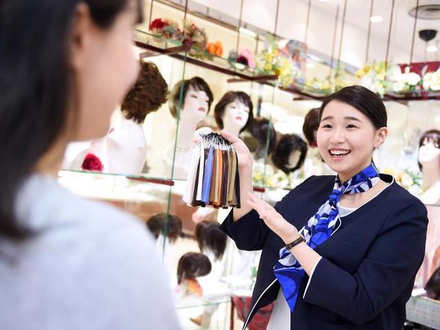 未経験歓迎☆賞与年2回☆入社日有休付与☆ウィッグアドバイザー(販売、北見市)のイメージ画像
