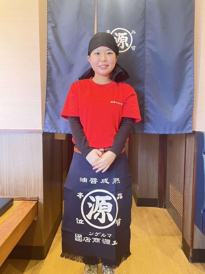 丸源ラーメン 大津店の制服1