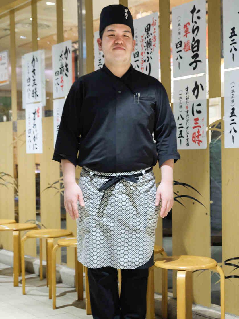 がんこ阪急三番街店の制服4