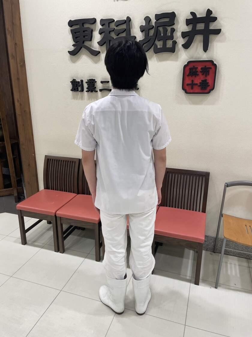 更科堀井 立川店の制服5