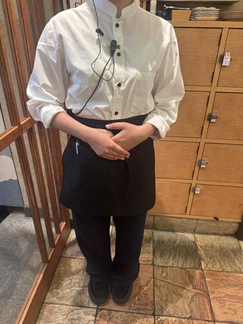 先斗町かっぱ寿司の制服2