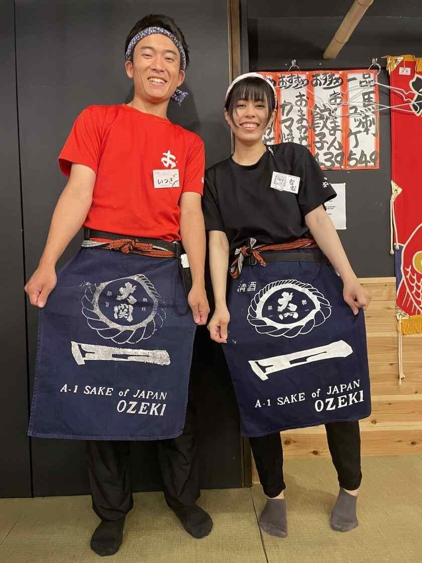 海鮮屋台おくまん 深井店の制服2