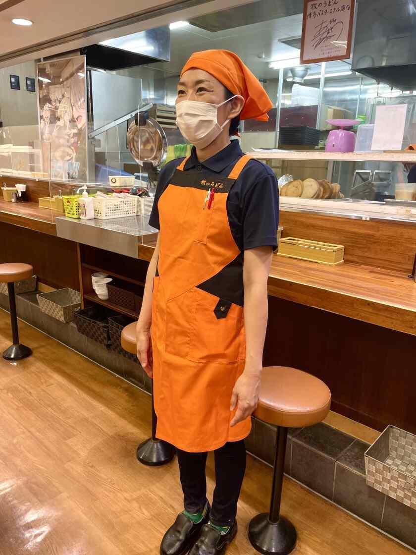 牧のうどん 和多田店の制服1