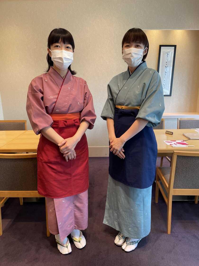 日本料理 喜水亭 三越店の制服1