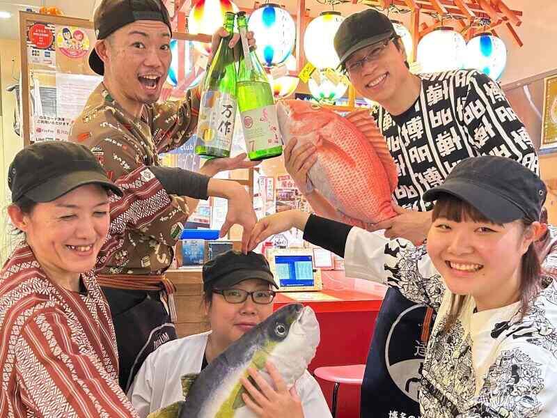 博多の大衆料理 喜水丸 KITTE博多9F(明太子食べ放題で、もつ鍋・水炊きが人気!)の仕事画像2