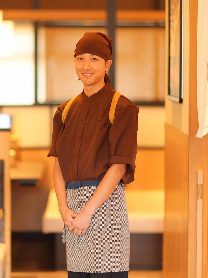 ゆず庵 川口店の制服2