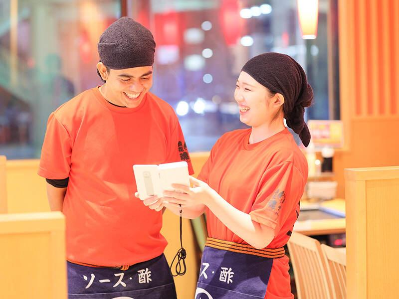 お好み焼本舗 イオンモール橿原店の仕事画像2